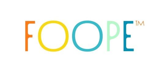A colorful logo for a company called foope