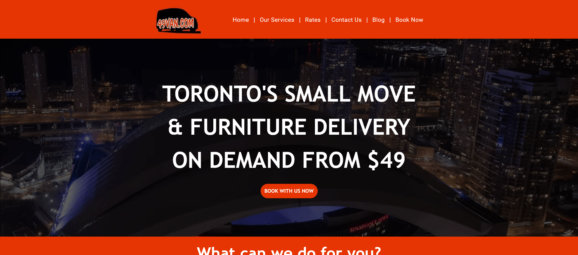 Toronto 's small move and furniture delivery on demand from $ 49