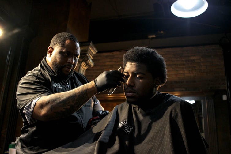 The organizers chose barbershops because they felt they were important institutions. One participant said that his barber was his ‘therapist, coach and his everything.