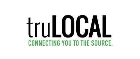 The logo for trulocal connecting you to the source