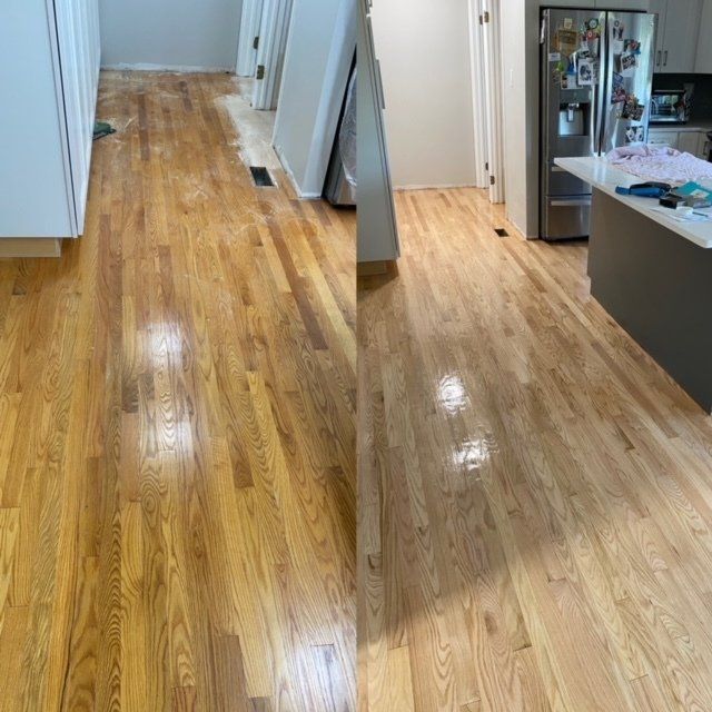 Old Orange Varnish Removed