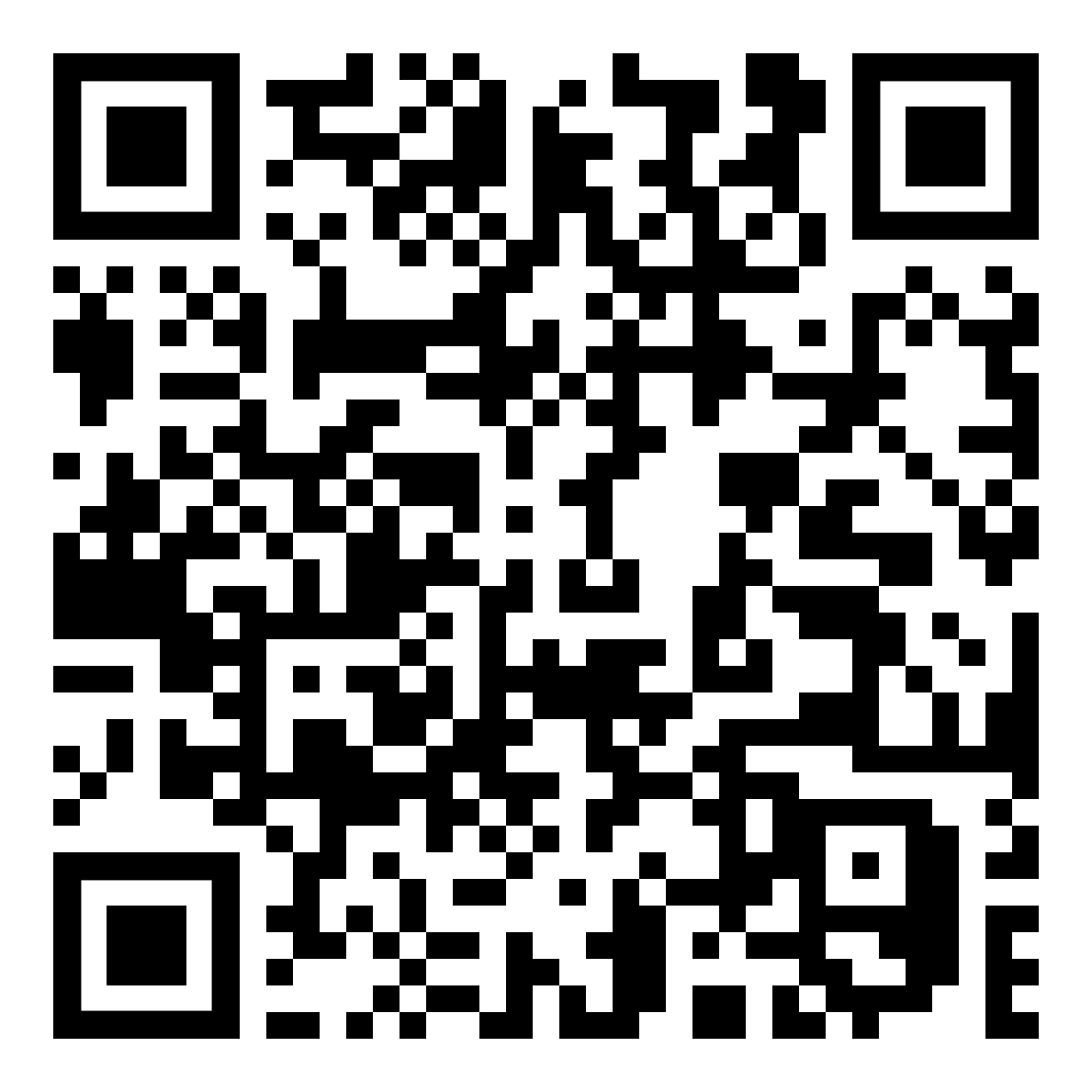 A black and white qr code on a white background.