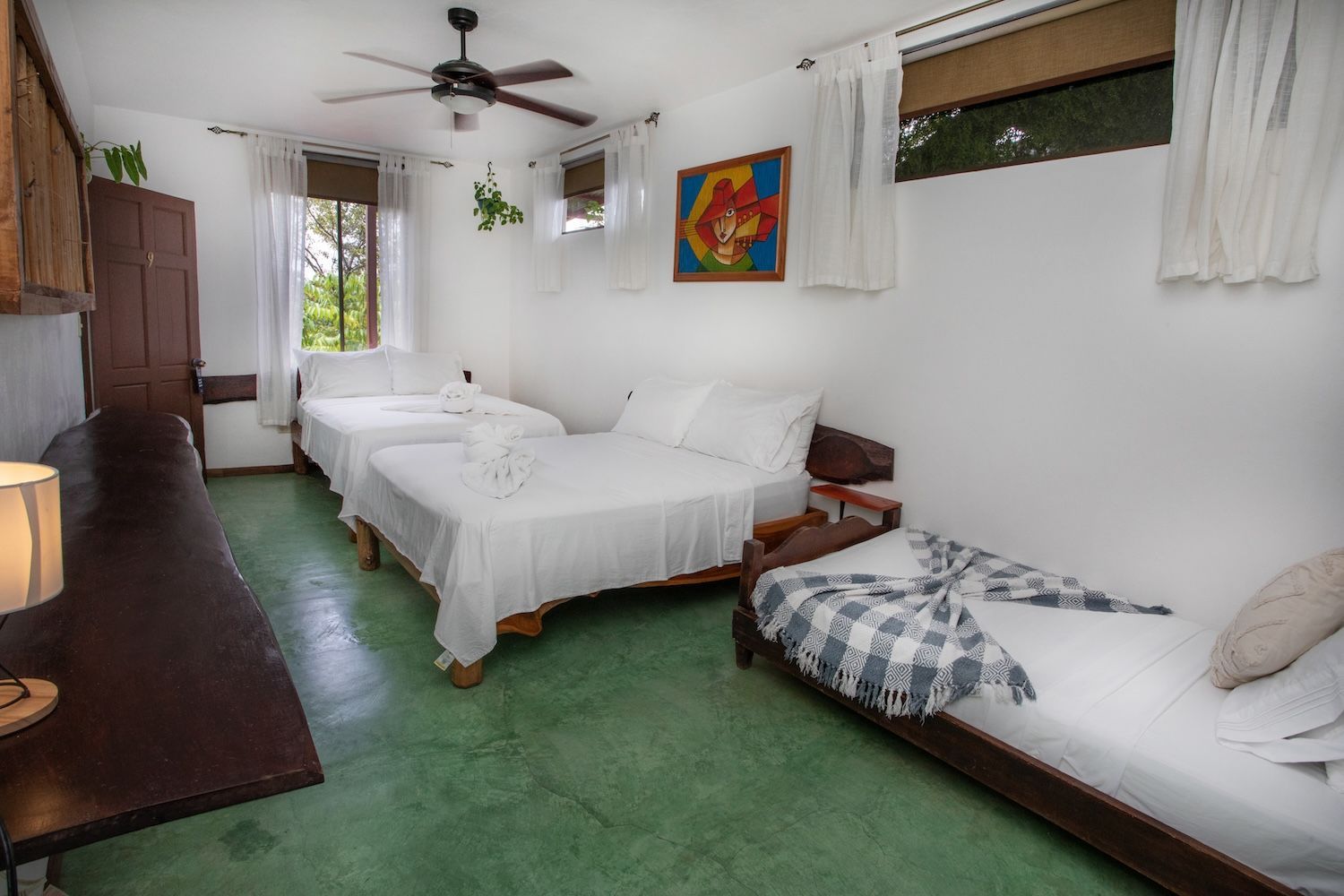 private family room with private bathroom and air conditioning