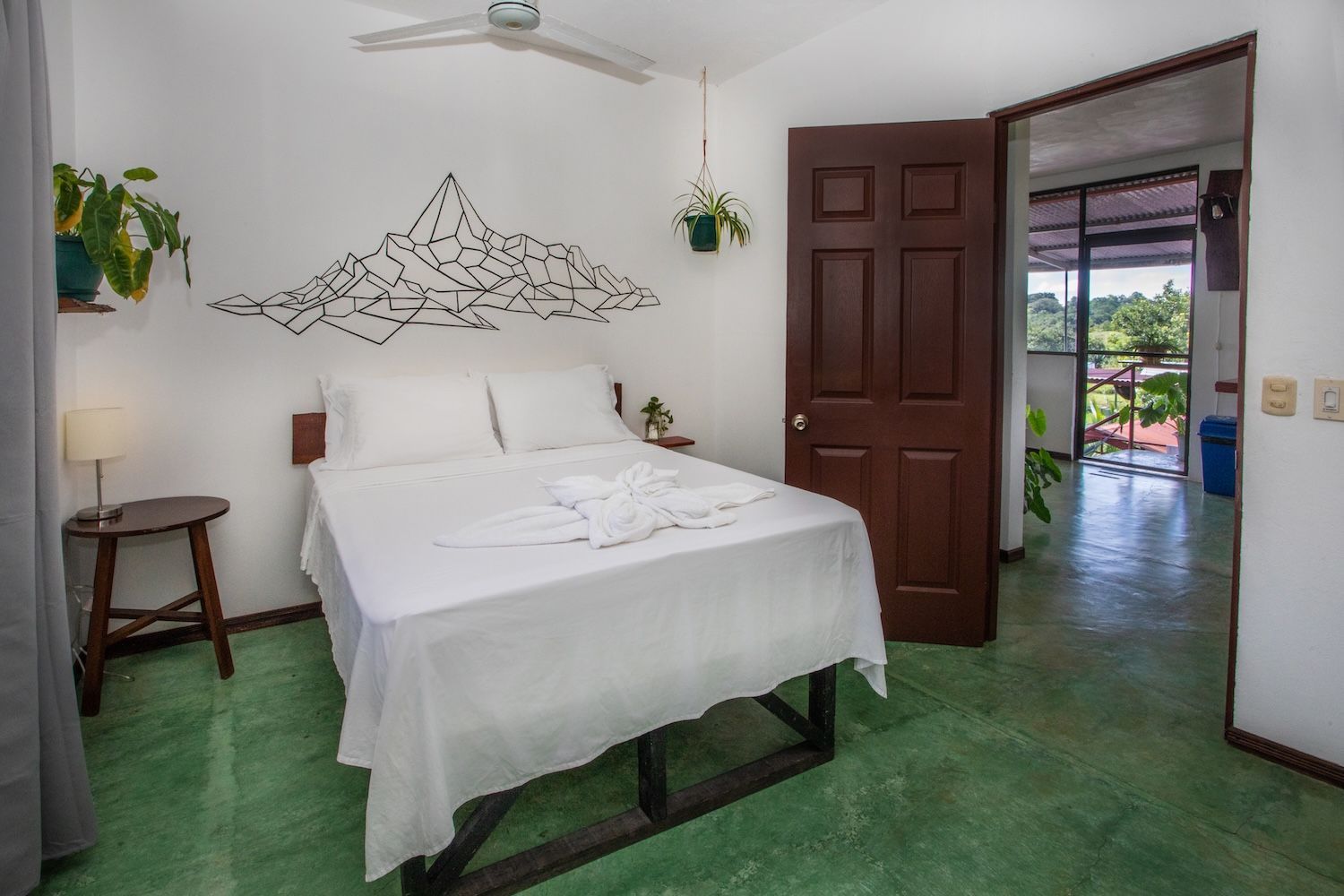 Private apartment that sleeps five with air conditioning at Villas Jacquelina