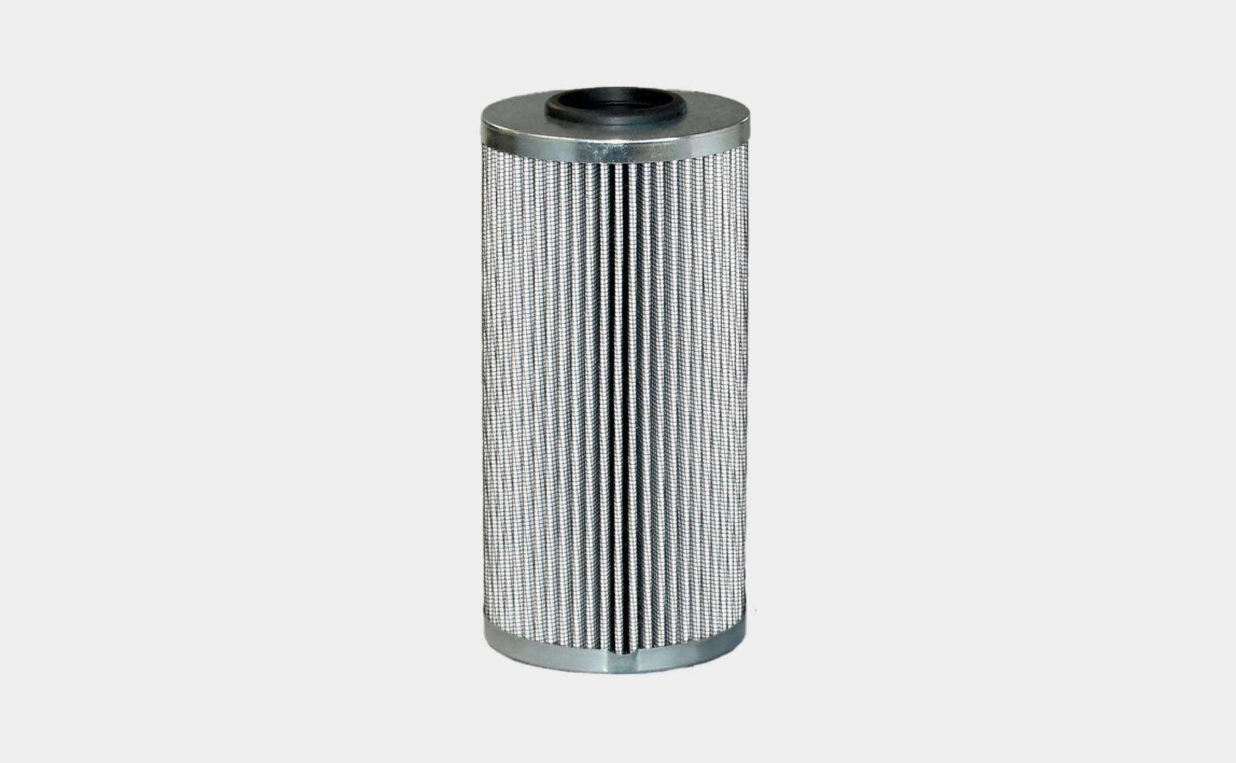 Metal gearbox filter on a white background, showcasing its design and functionality for efficient fluid filtration.