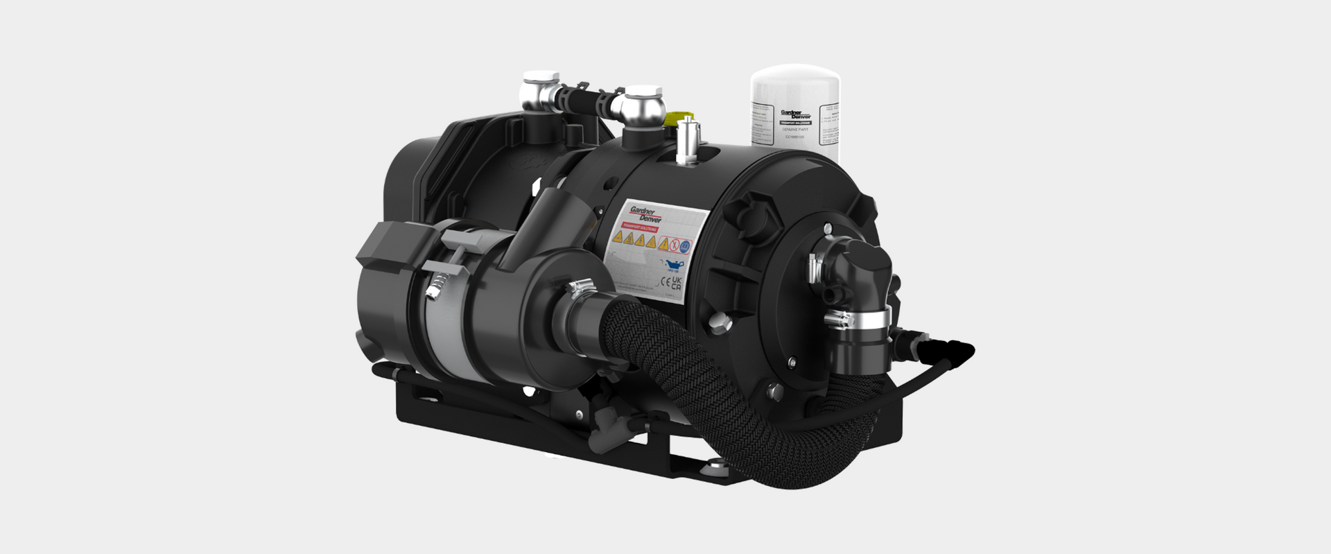 The Gardner Denver TX series compressor is designed for electric buses and trucks.