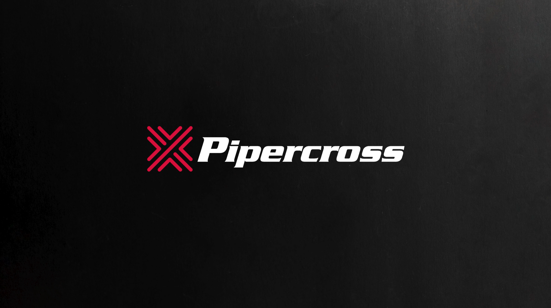 Pipercross logo on a black background.