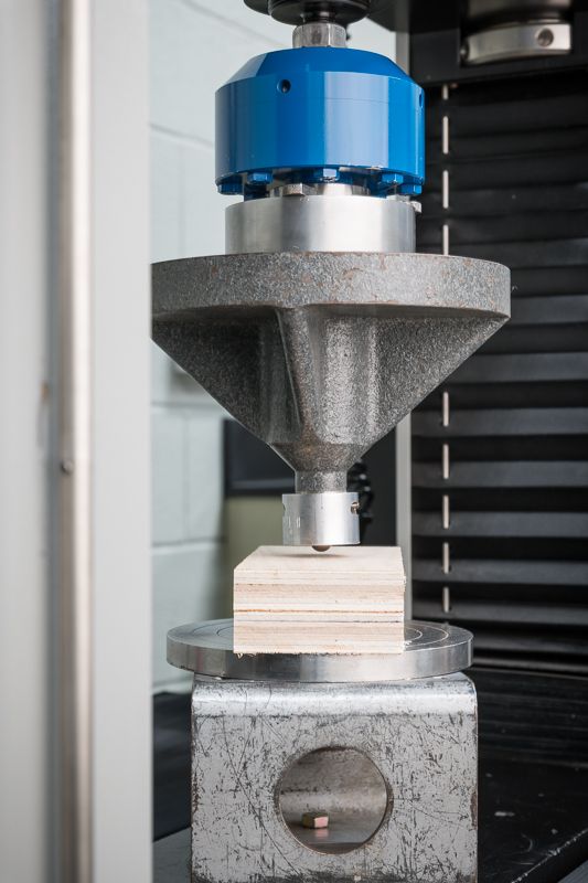 ASTM D1037 Section 17 Janka Hardness Testing Fixture
