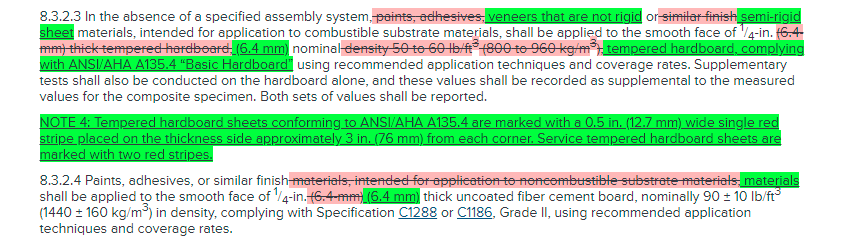 ASTM E662 Section 8.3.2.3 and 8.3.2.4