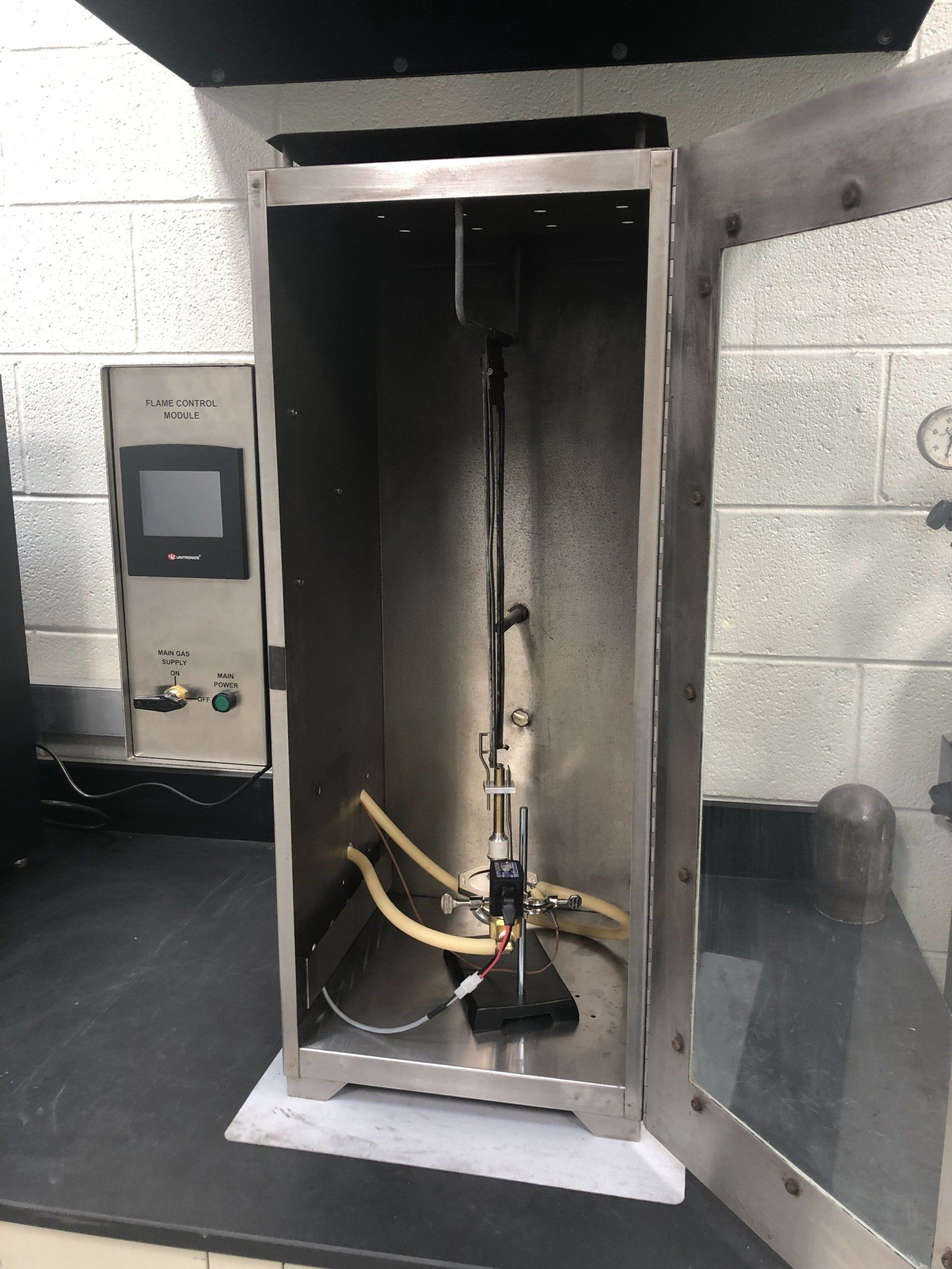 Vertical Flammability Chamber FAA and ASTM D6413