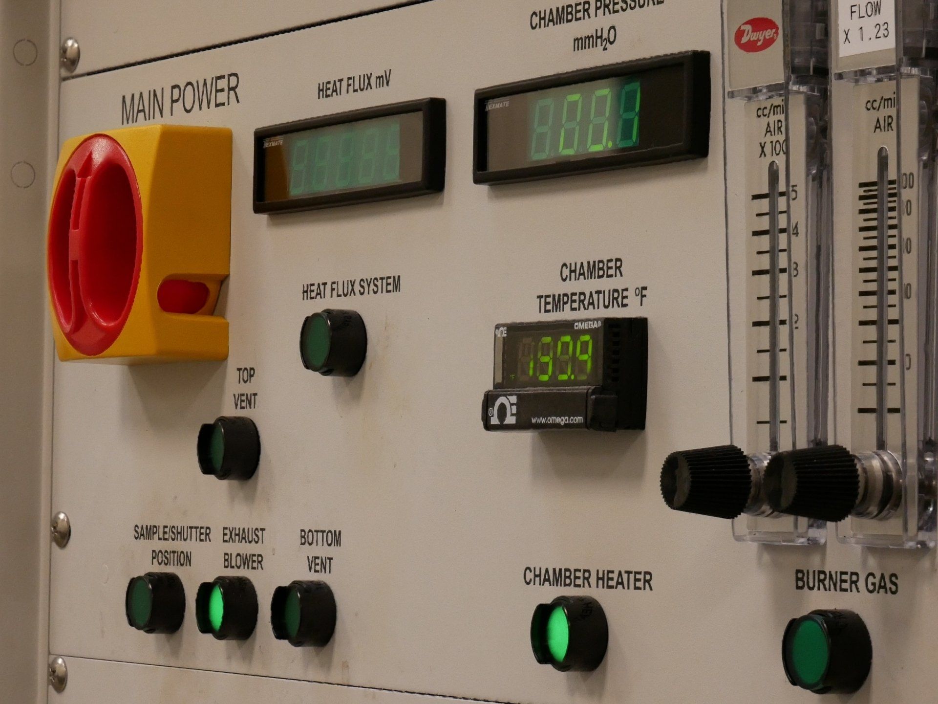 ASTM E662 Control Panel