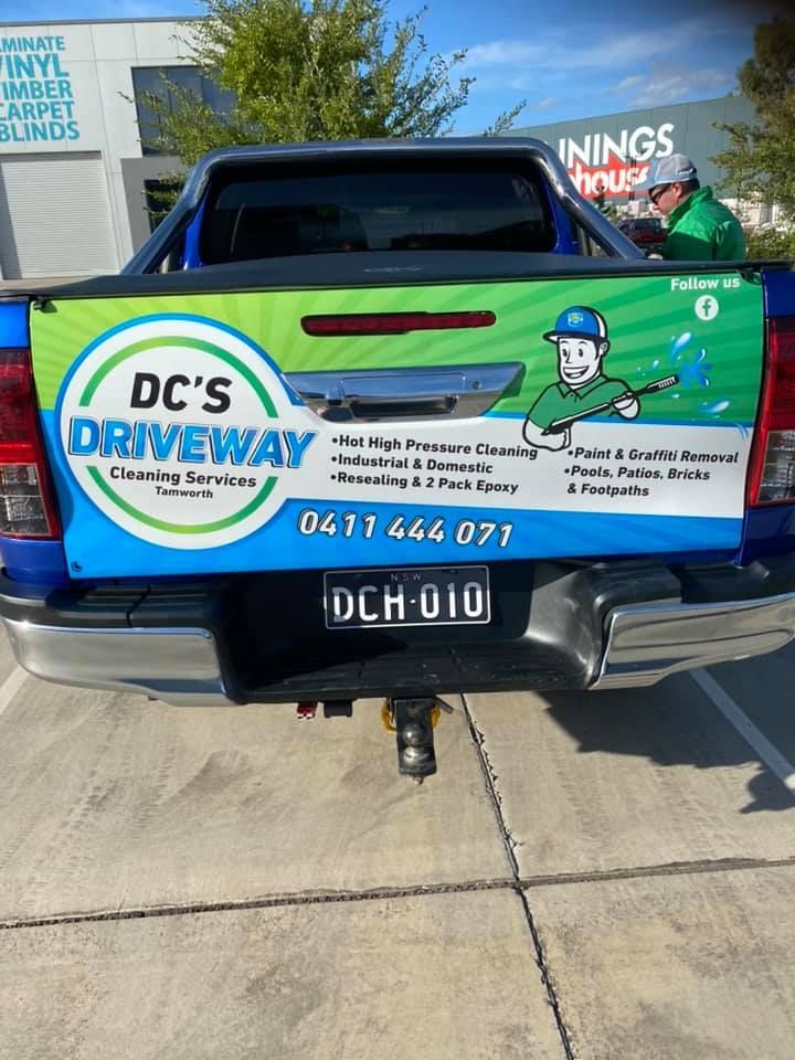 Pickup Truck And Staff — High Pressure Cleaning Service In Tamworth, NSW