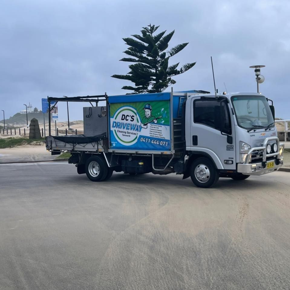 DC’s Driveway Cleaning Service Truck — High Pressure Cleaning Service In Tamworth, NSW