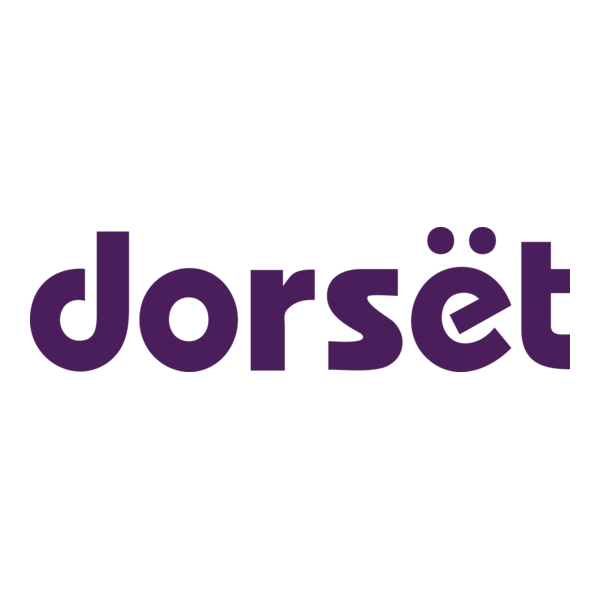 Purple "dorset" logo.