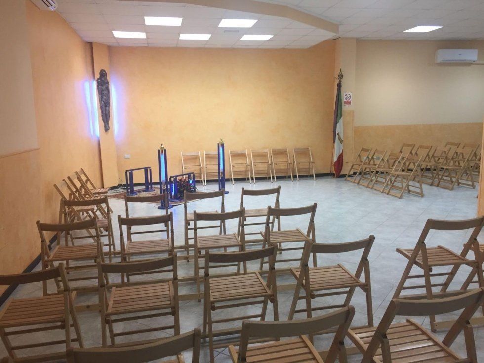 interno della casa funeraria