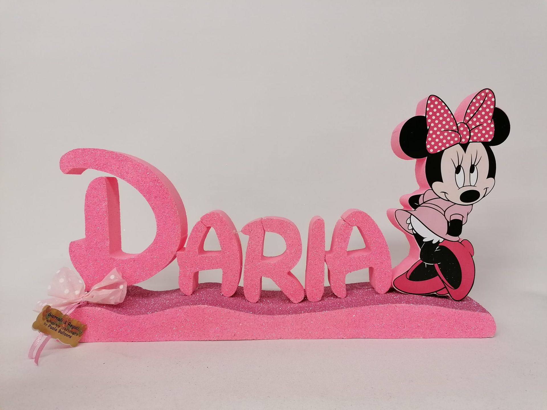 composizione in polistirolo Minnie