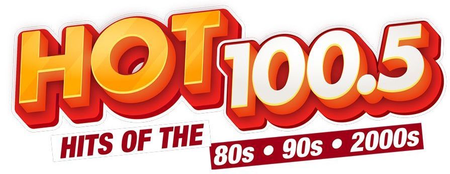 the logo for hot 100 5 hits of the 80s , 90s , and 2000s