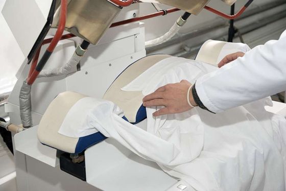 white shirt being ironed by professional