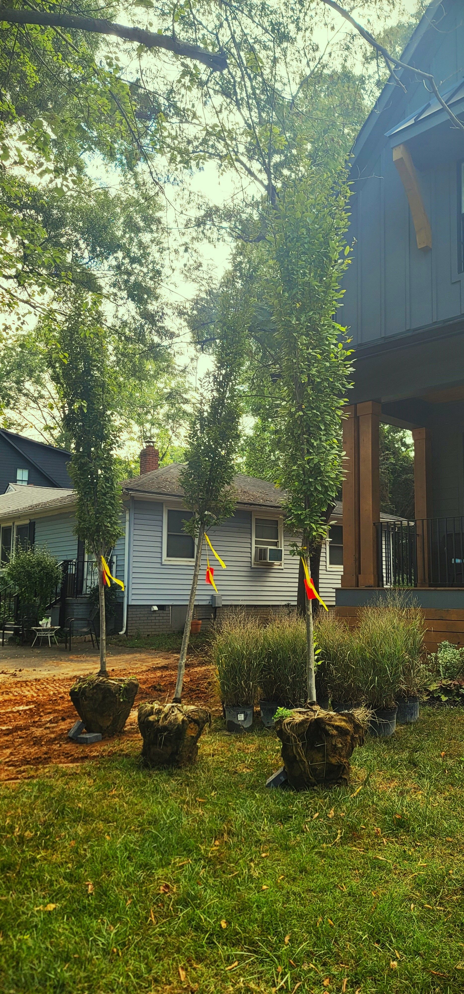 A landscape service in Charlotte, NC - Haven Landscape Design hard at work