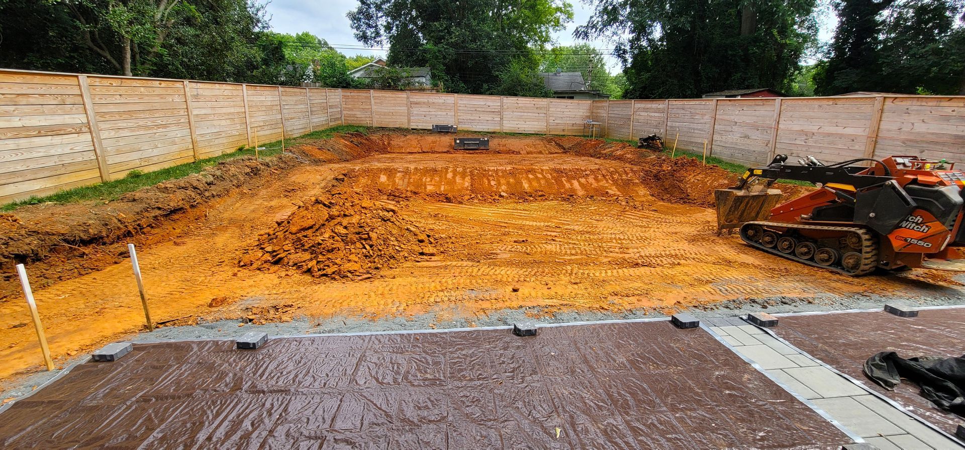 A landscape service in Charlotte, NC - Haven Landscape Design hard at work