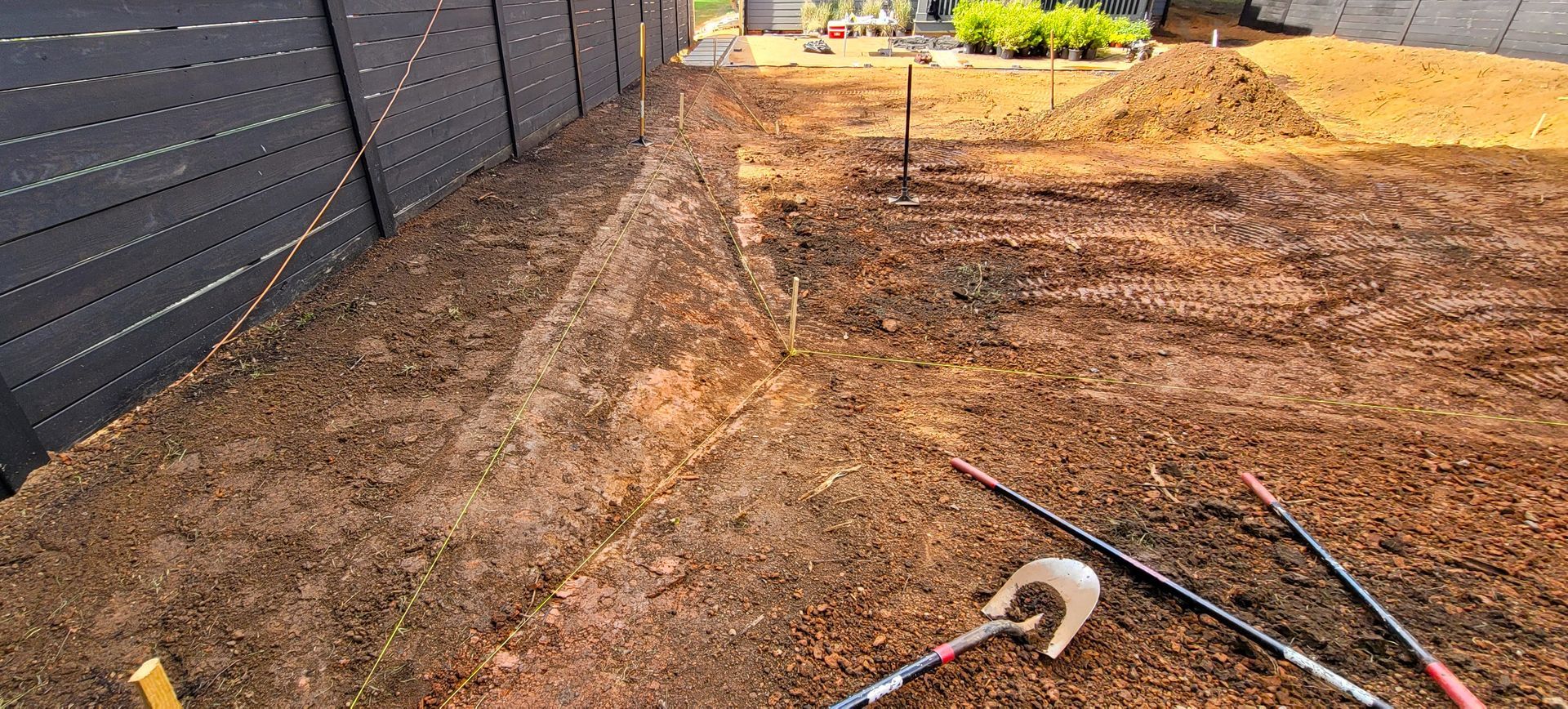 A landscape service in Charlotte, NC - Haven Landscape Design hard at work