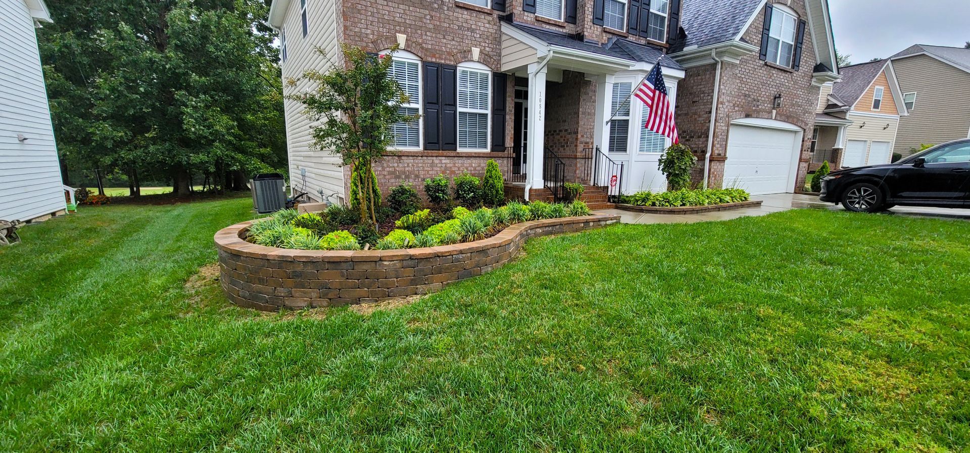 A landscape service in Charlotte, NC - Haven Landscape Design hard at work
