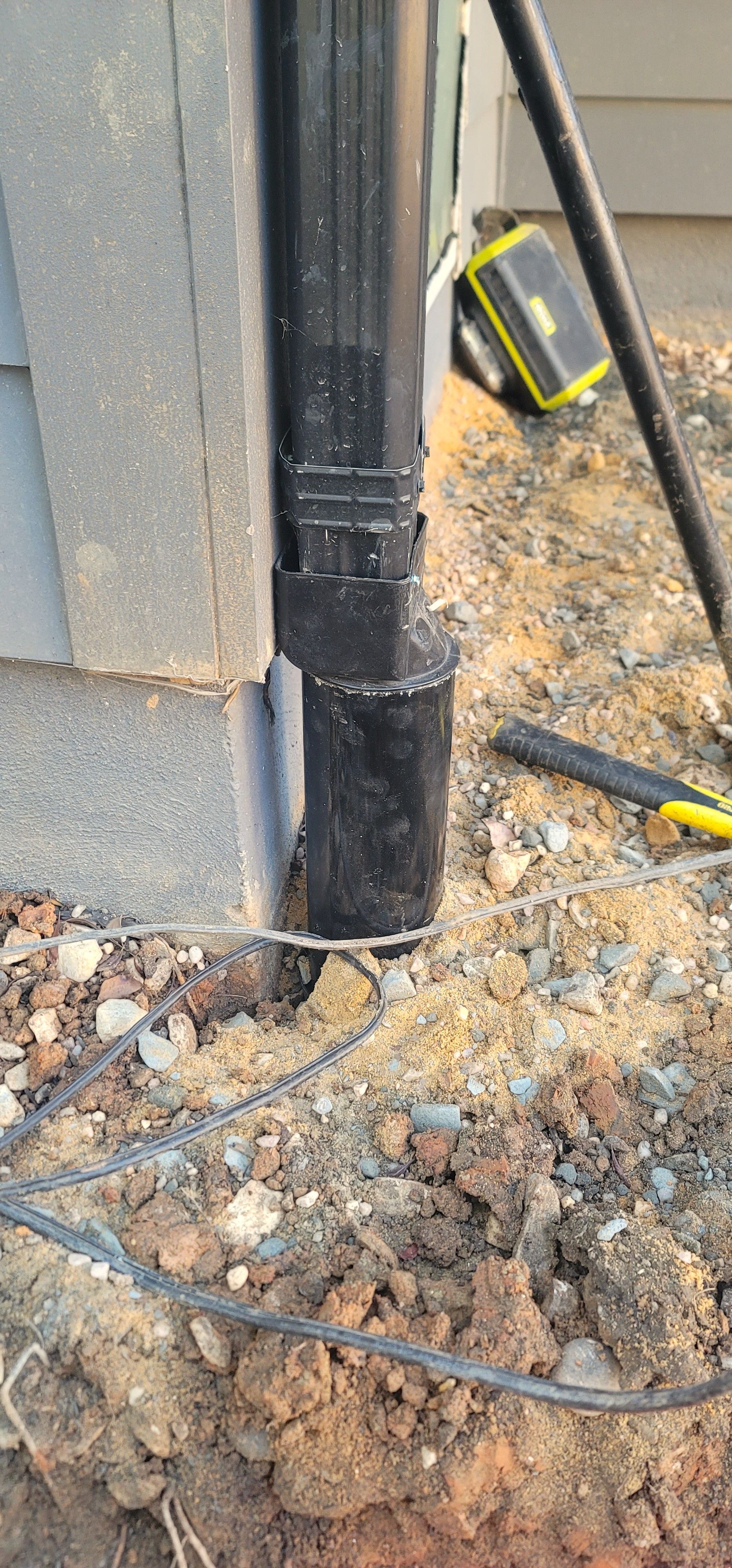 A residential landscape design project in Charlotte, NC - Haven Landscape Design hard at work