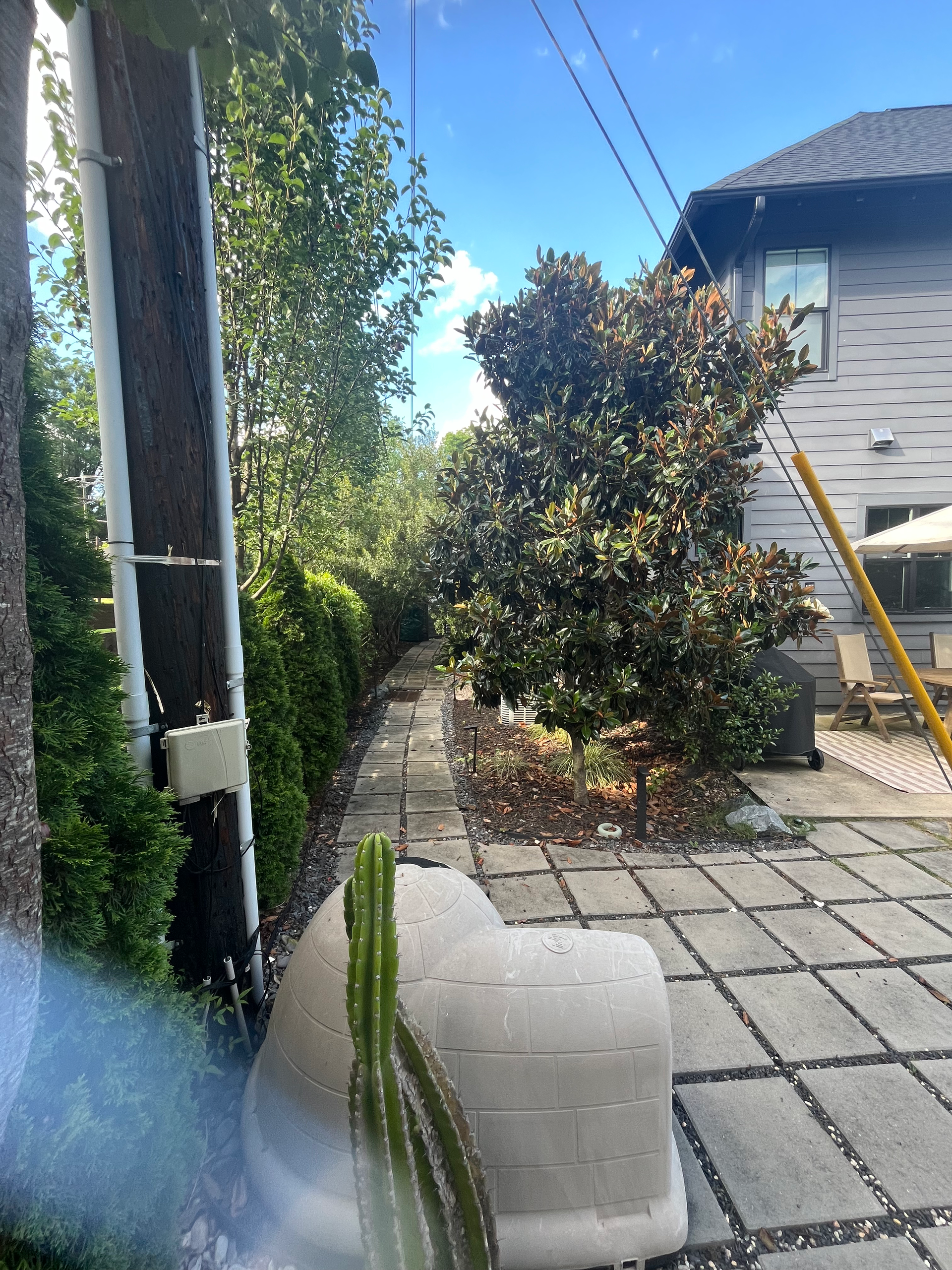 A residential landscape design project in Charlotte, NC - Haven Landscape Design hard at work