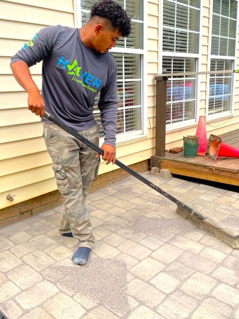 A landscape design service in Charlotte, NC - Haven Landscape Design hard at work