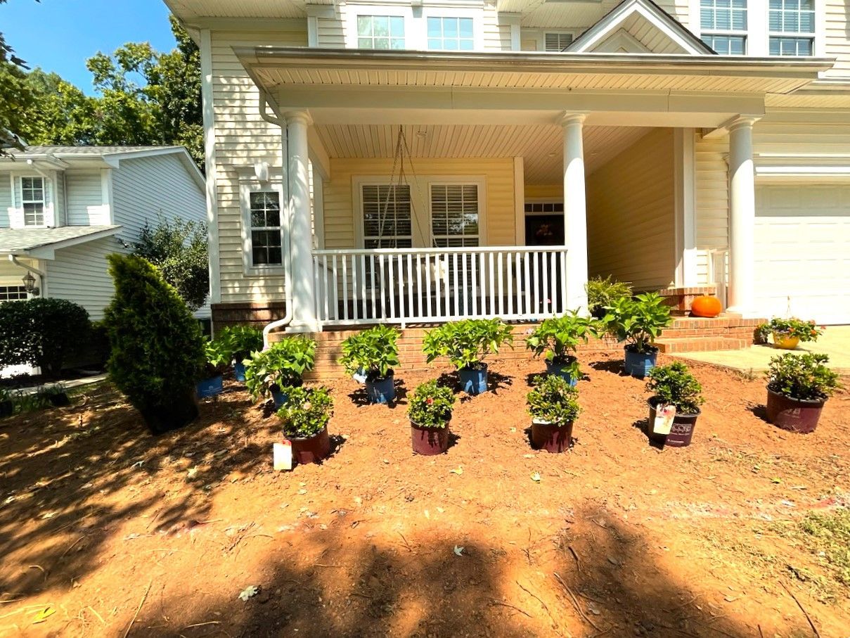 A landscape design service in Charlotte, NC - Haven Landscape Design hard at work