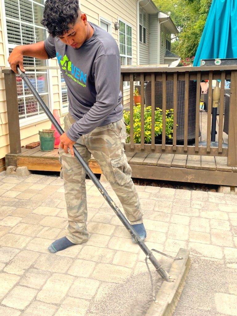 A landscape design service in Charlotte, NC - Haven Landscape Design hard at work