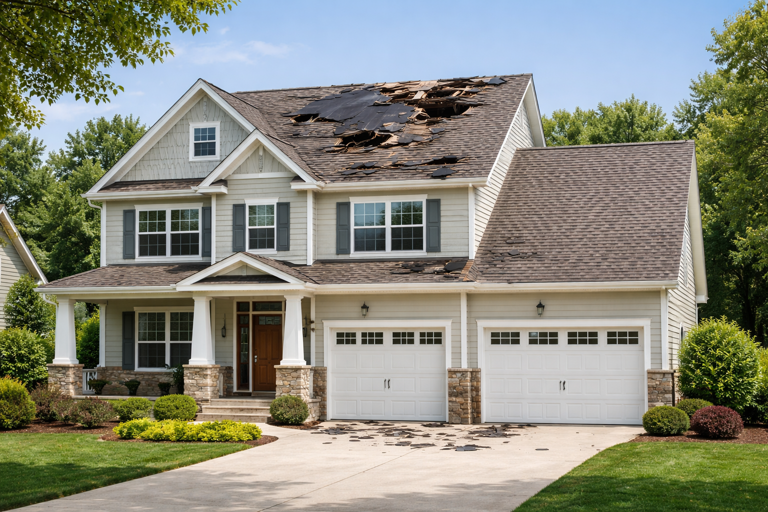 Before – New Metal Roof