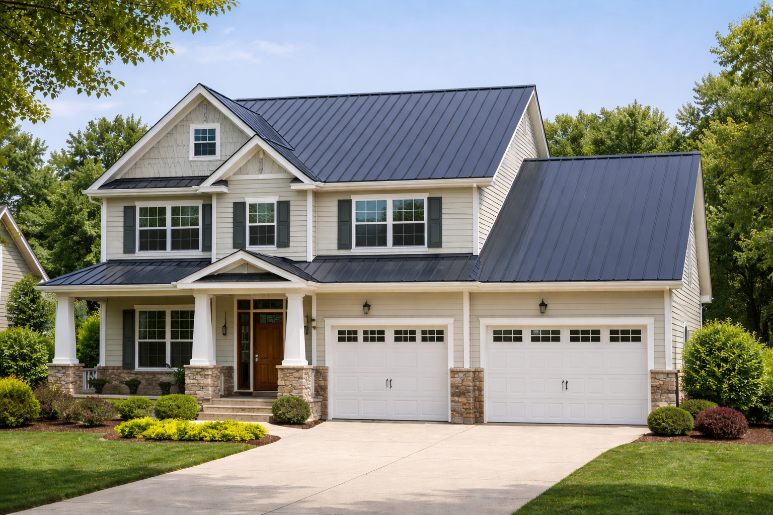 After – New Metal Roof