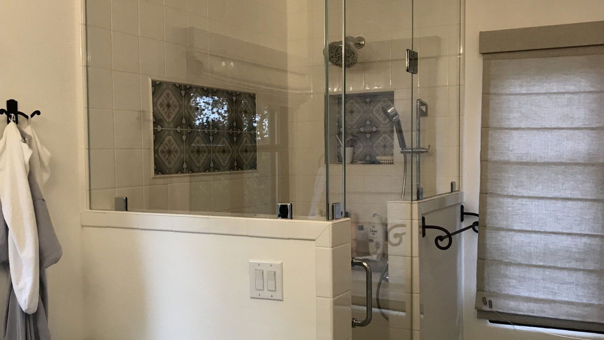 Bathroom Shower with Glass Door — El Sobrante, CA — Wadsworth Glass Inc.