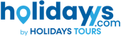 Holidayys.com logo, representing the travel services and packages offered by the company.