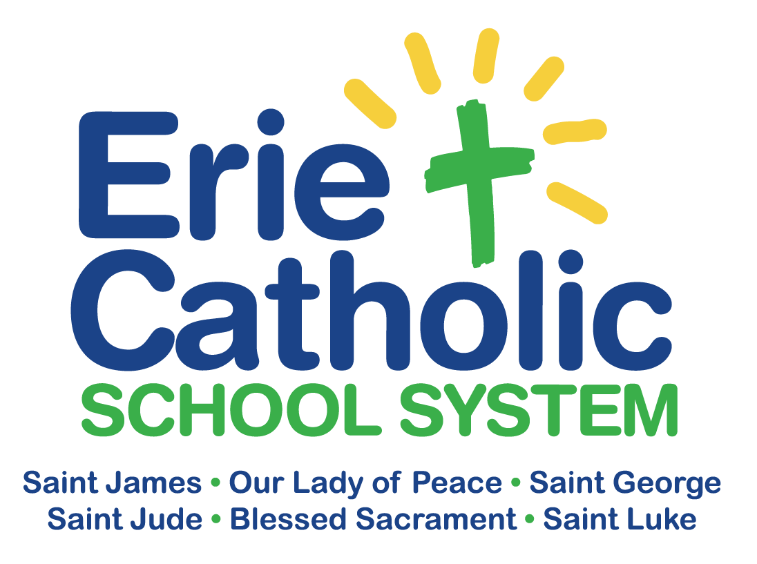 A logo for the erie catholic school system