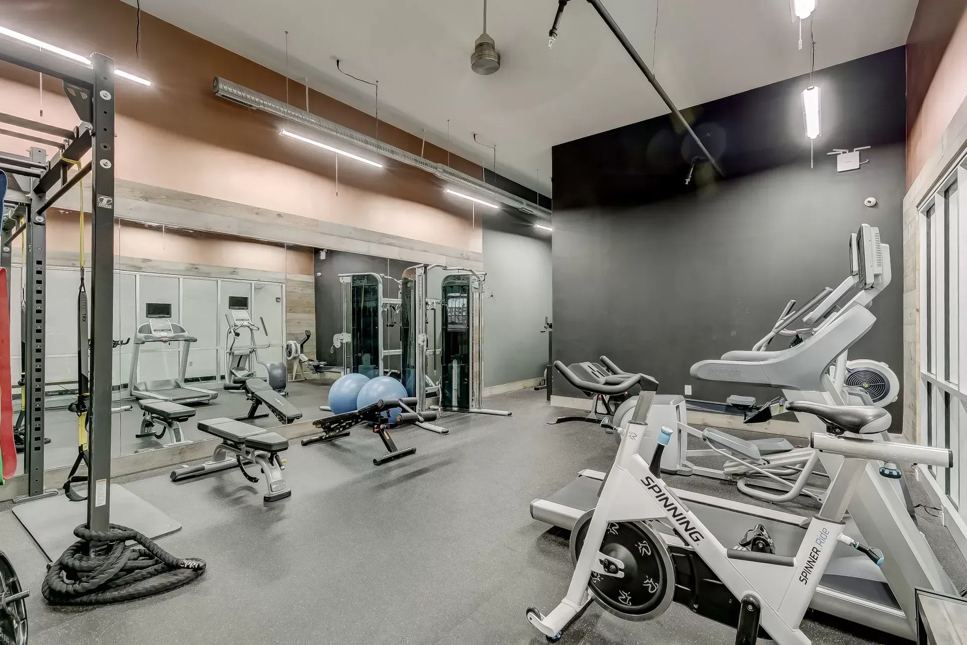 gym at the property