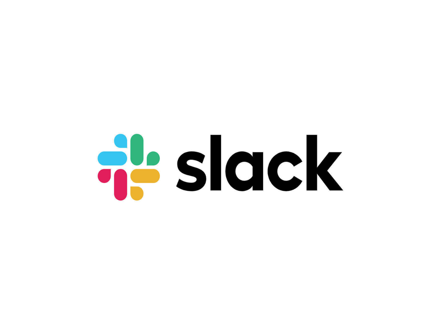 A slack logo on a white background