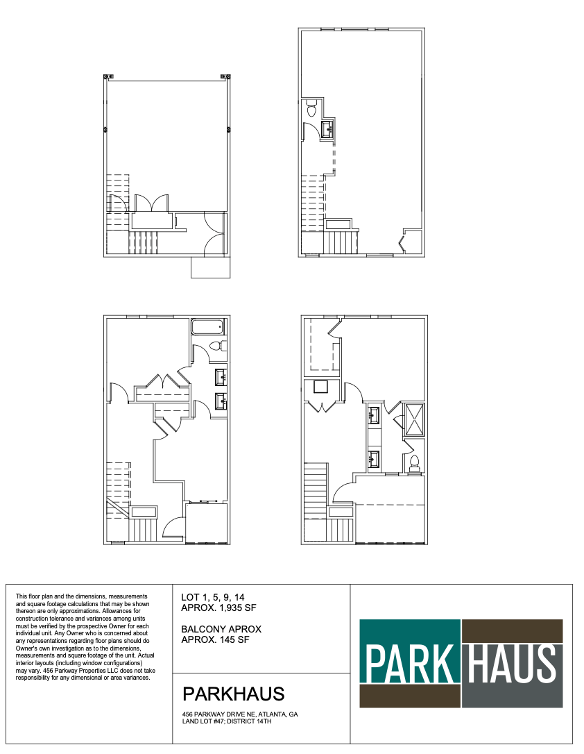 A black and white floor plan of a house called park haus