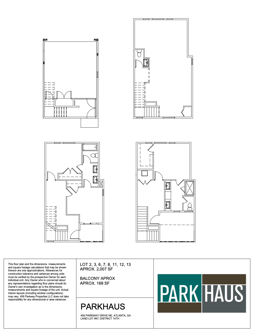 A black and white floor plan of a parkhaus apartment