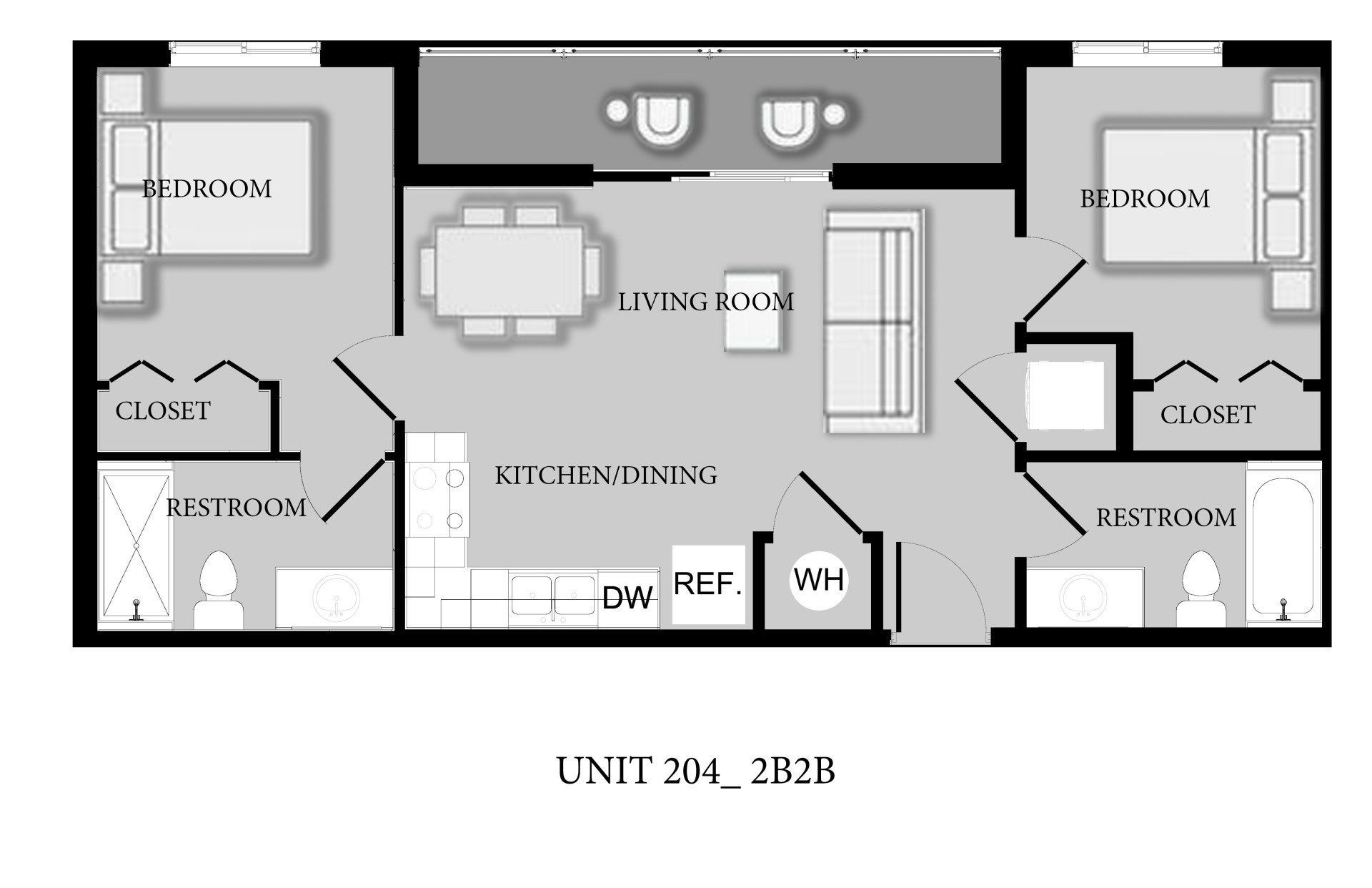 A black and white floor plan of a house