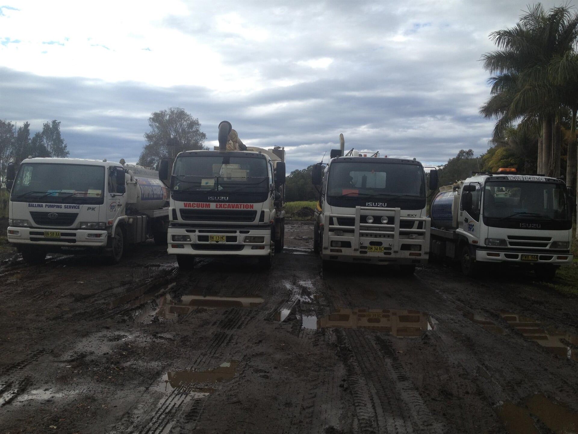 Service trucks - Waste Removal in Pimlico, NSW