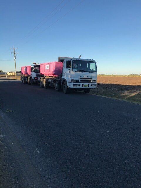 Two Heavy Trucks - Waste Removal in Pimlico, NSW