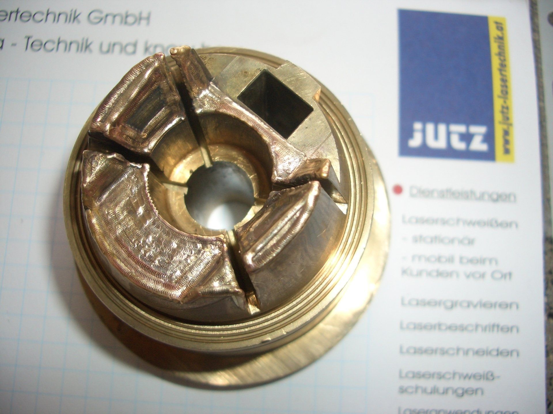Jutz Lasertechnik, services, laser welding