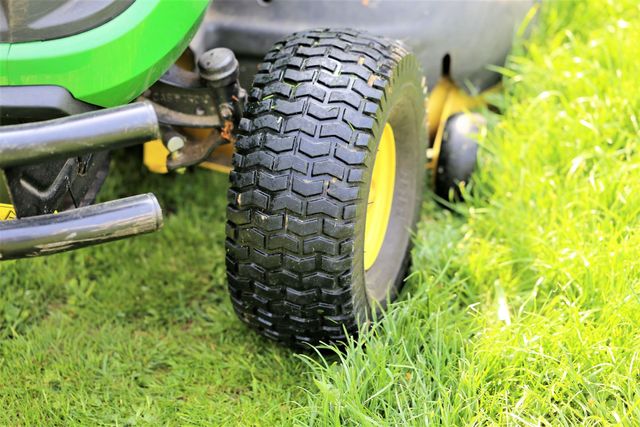 Changing lawn tractor tire hot sale