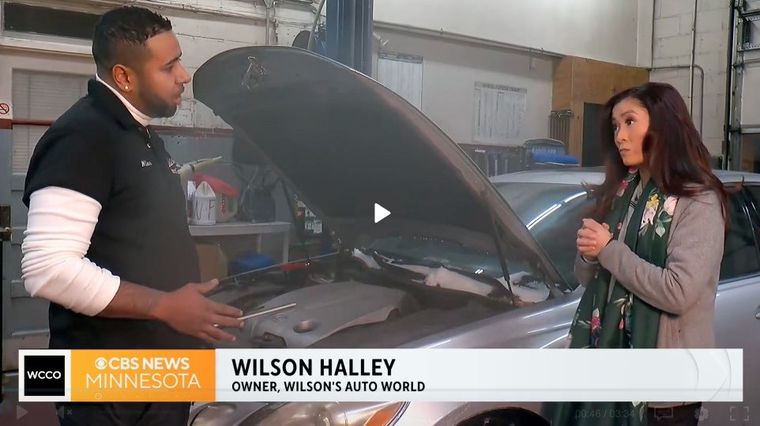 CBS Video Screencap | Wilson's Auto World