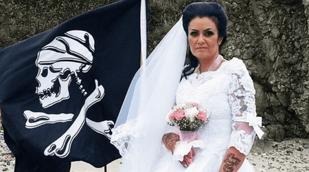 Amanda Large Teague, Captain Jack Sparrow impersonator of Belfast, who believes she married the ghost of a pirate