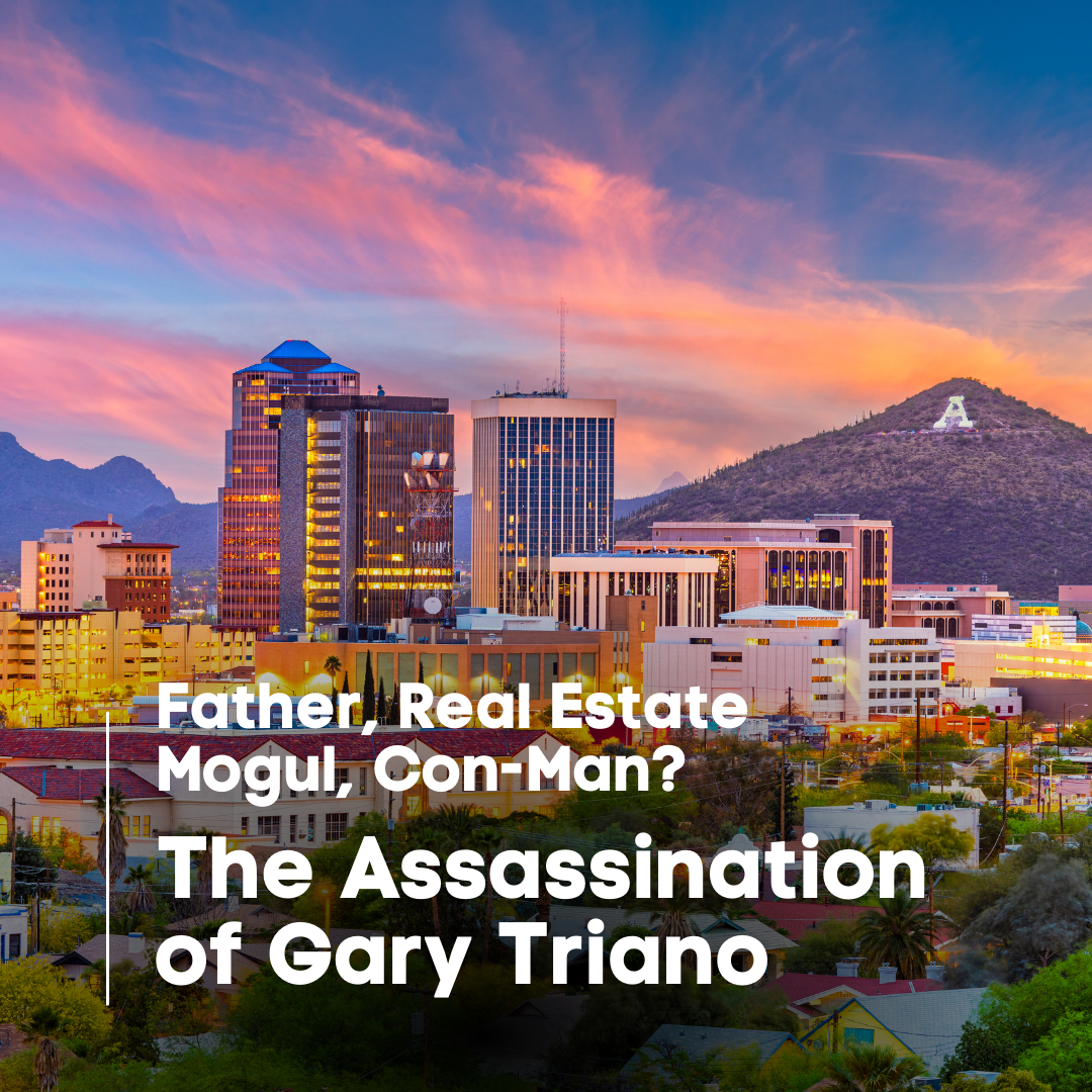 Tucson, Arizona at Sunset. The hometown of murdered man, Gary Triano