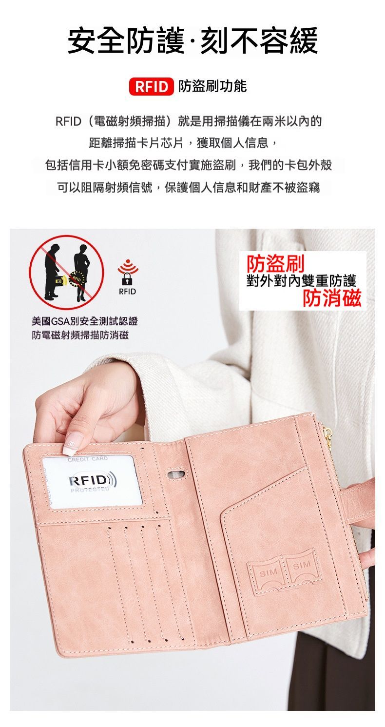 旅行良品 防盗刷多功能護照包