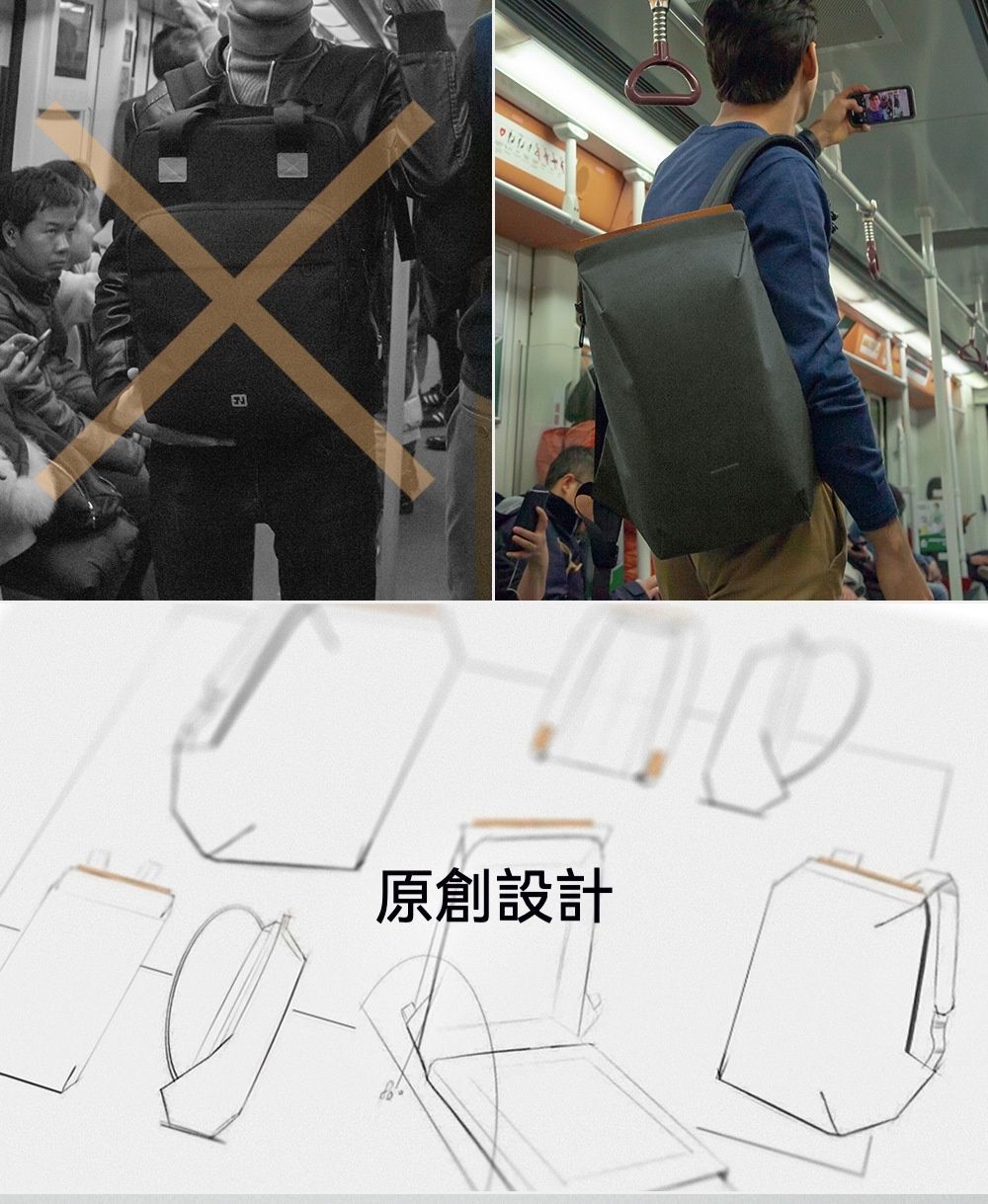 流行靚品  新款雙肩安全防盜背包/收納包/電腦包